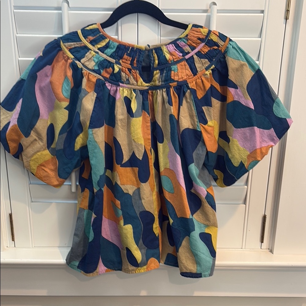 THML Multicolor Abstract Blouse - Picture 2 of 3